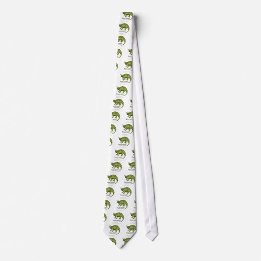 Cravate Jackson's chameleon - leaf (Devant)
