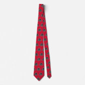 Cravate Jacksonville State University JAX STATE Bold Text (Devant)