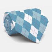 Cravate Jacquard à côté de la fille (Roulé)