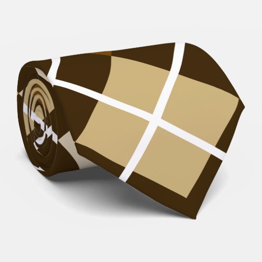 Cravate Jacquard Brown (Roulé)