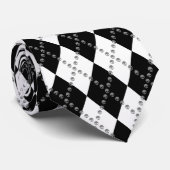 Cravate Jacquard crâne (Roulé)