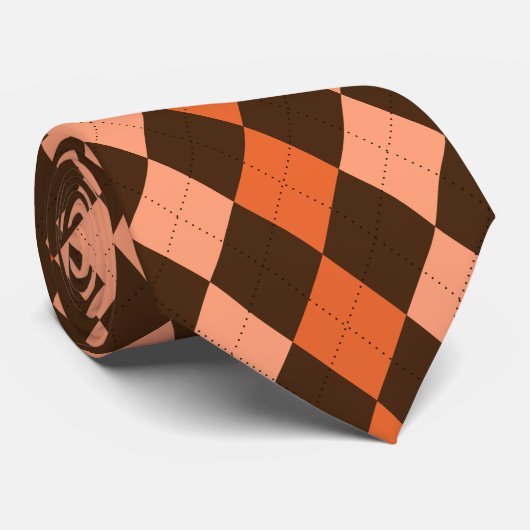 Cravate Jacquard d'automne (Roulé)