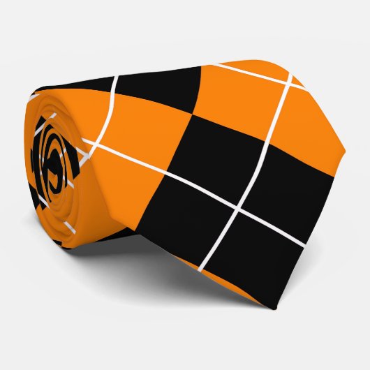 Cravate Jacquard de Halloween - conception de noir, (Roulé)