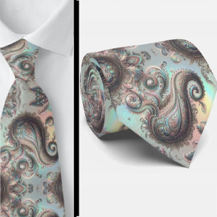 Cravate Jacquard Faux Soie Luxe Paisley Gentleman