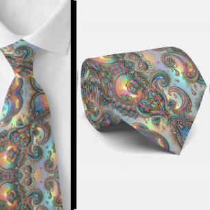 Cravate Jacquard Faux Soie Luxe Paisley Gentleman