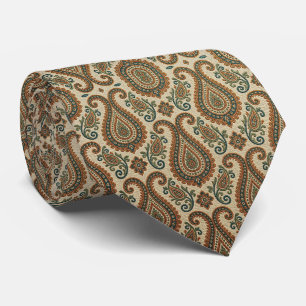 Cravate Jacquard Faux Soie Luxe Paisley Gentleman