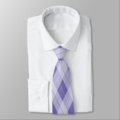 Cravate Jacquard Lilac clair Plaid Diamond Gentlemens (Attaché)