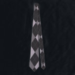 Cravate Jacquard Monogramme caché gris initial<br><div class="desc">Jacquard Monogramme caché gris initial. Formes diamantées en gris clair et foncé avec votre petit initial et caché à l'intérieur du dos. Vous pouvez supprimer l'initiale dans le modèle si cela n'est pas nécessaire</div>