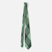 Cravate Jacquard Monogramme caché initial vert (Dos)