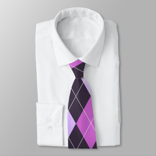 Cravate Jacquard pourpre à la mode (Attaché)