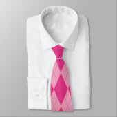 Cravate Jacquard rose (Attaché)