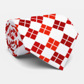 Cravate Jacquard rouge (Roulé)
