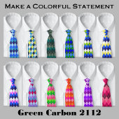 Cravate Jacquard sportif rose et orange Preppy