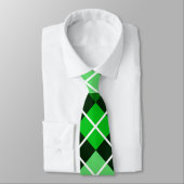 Cravate Jacquard verte (Attaché)