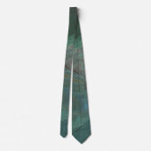 Cravate Jade 2 Vert Profond Abstrait (Dos)