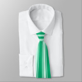 Cravate Jade Color Stripe Funky Motif (Attaché)