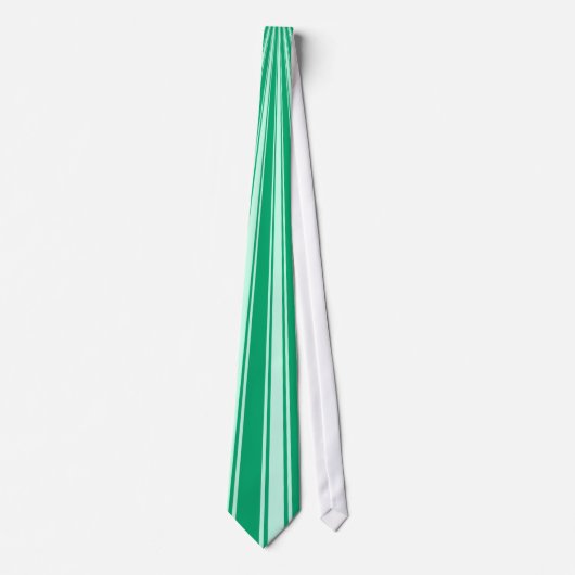 Cravate Jade Color Stripe Funky Motif (Devant)