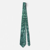 Cravate Jade texturé et teintes vert cyanique (Devant)