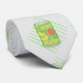 Cravate J'ai des pêches Tin de fruit (Roulé)