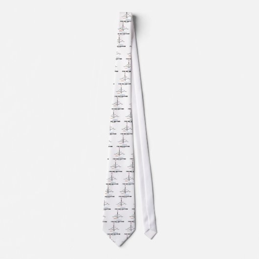 Cravate J'ai le rythme (ECG - le battement de coeur d'ECG) (Devant)