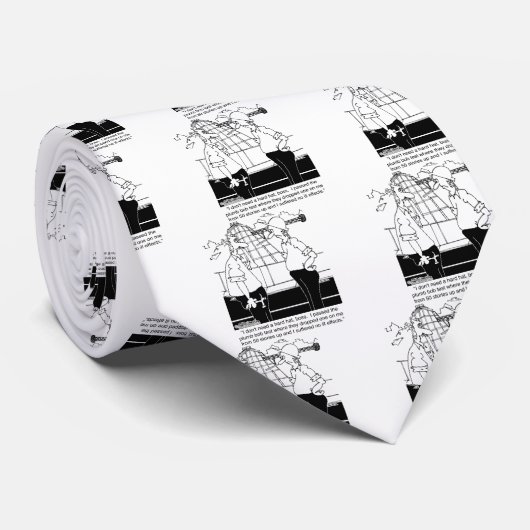 Cravate J'ai passé l'essai de Bob à plomb (Roulé)