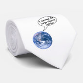 Cravate J'ai survécu au grand Collider de Hadron (Roulé)