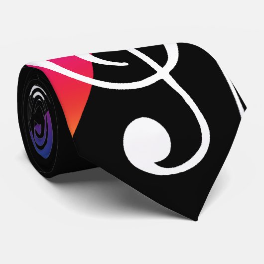 Cravate J'Aime Cette Bande ! (Roulé)