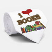 Cravate J'aime des livres (Roulé)