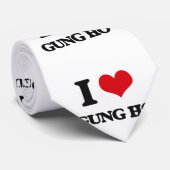Cravate J'aime Gung Ho (Roulé)