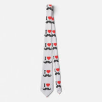 J'aime la moustache dans le style Motif Tricot