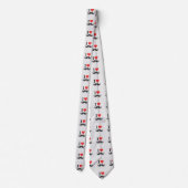 Cravate J'aime la moustache dans le style Motif Tricot (Dos)