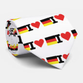 Cravate J'aime l'Allemagne (Roulé)