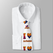 Cravate J'aime l'Arizona (Attaché)