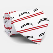 Cravate J'aime l'Autriche (Roulé)