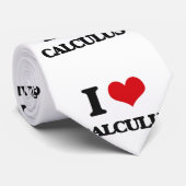 Cravate J'aime le calcul (Roulé)