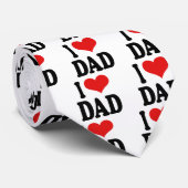 Cravate J'aime le papa (Roulé)