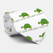 Cravate J'Aime Les Tortues (Roulé)