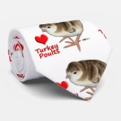 Cravate J'Aime Les Volets De Turquie ! (Roulé)