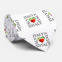 J'aime l'Italie avec des couleurs italiennes de