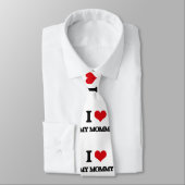Cravate J'aime ma maman (Attaché)