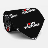 CRAVATE J'AIME MA TORTUE (Roulé)
