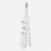 Cravate J'aime mon patron (Devant)