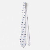 Cravate J'aime Narwhals (Devant)