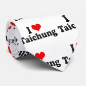 Cravate J'aime Taichung, Taïwan (Roulé)