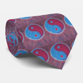 Cravate J'Aime Yin Yang Necktie (Roulé)
