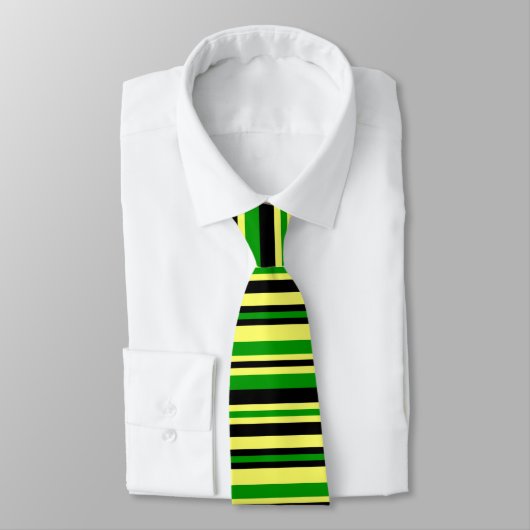 Cravate Jamaica Inspired Stripe Tie (Attaché)