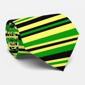 Cravate Jamaica Inspired Stripe Tie (Roulé)