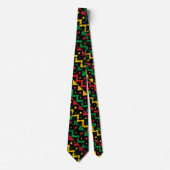 Cravate Jamaican Colorful Men's Tie (Devant)