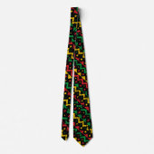 Cravate Jamaican Colorful Men's Tie (Dos)