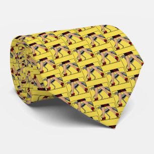 Cravate Jambes Art déco femmes Greyhound Whippet Chien R